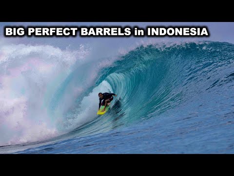 Видео: ДЛИННЫЕ БОЧКИ в ИНДОНЕЗИИ! (Лучшая волна в мире)