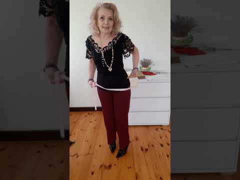 Видео: Как снять# мерки для широких брюк# с завышенной талией с самой себя.