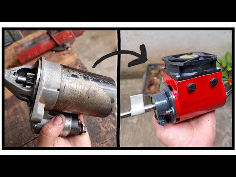 Видео: как сделать мощный двигатель постоянного тока