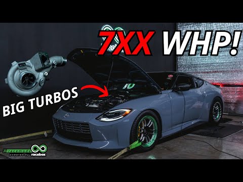 Видео: Стандартный двигатель Nissan Z MAX EFFORT! 700+ л.с. Z1 BIG TURBOS VR30 [RACEBOX Z EP 18]
