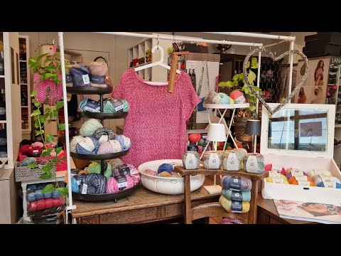 Видео: Шопинг в Германии магазин с пряжей #inspiration #обзор #mode #вязание #пряжа #striken #fashion