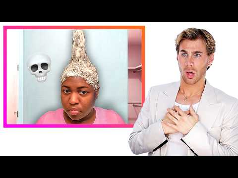 Видео: Парикмахер отреагировал на хаотичные видео о домашних релаксах