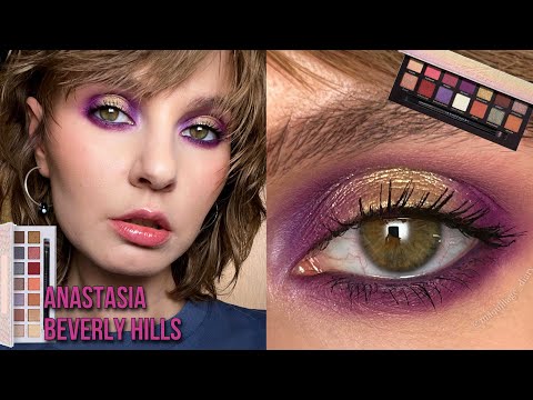 Видео: Макияж HALO eye | Палетки Anastasia Beverly Hills