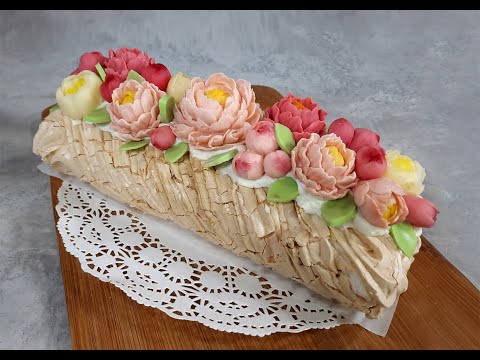 Видео: 💥 ШОК! Меренговый рулет ТАЕТ во рту! 😱 Секретный рецепт от шефа-кондитера Натальи Ефимовой! 🤫