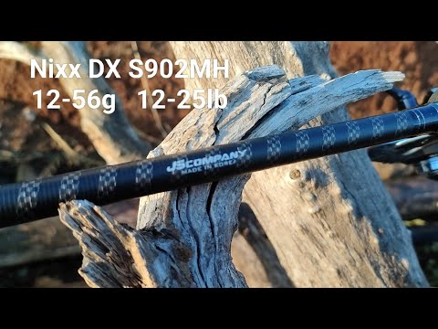 Видео: Тест-обзор спиннинга JS Company Nixx DX S902MH 12-56g. Слил трофейного хищника, перетер шнур, эмоции