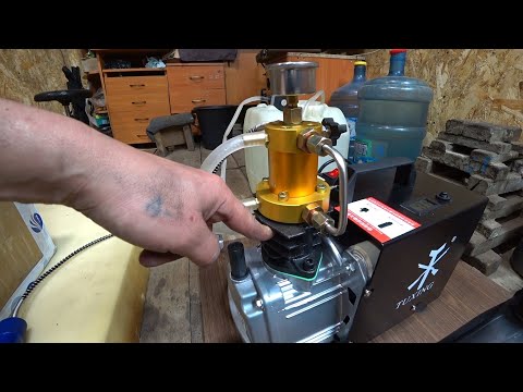 Видео: Насосы высокого давления (4500PSI/30MPA/300BA) для PCP ,дайвинга, распаковка, обзор часть1
