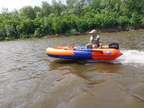 Видео: Первые впечатления о новой широкой лодке от Алексея.