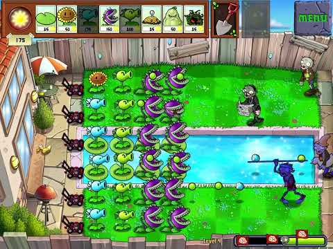 Видео: Четвёртный Бассейн | Plants vs. Zombies HD