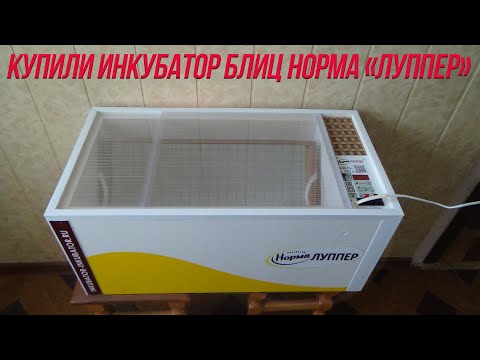 Видео: Готовимся к куриному сезону | купили инкубатор  Норма "ЛУППЕР"