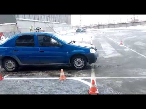 Видео: Выполнение упражнений на площадке категория B (Б) Автошкола Люкс Нижний Тагил 92-44-44