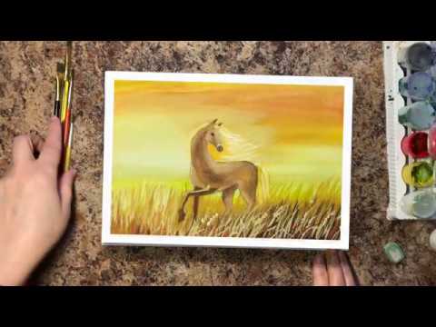 Видео: Мастер-класс "ЛОШАДЬ"