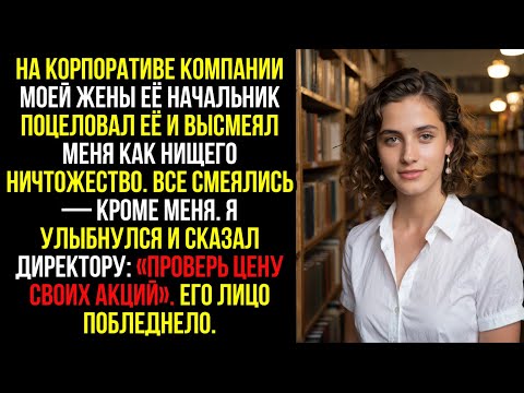 Видео: На корпоративе компании моей жены её начальник поцеловал её и высмеял меня как нищего ничтожество...