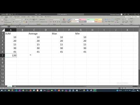 Видео: Хэрхэн эксел (Excel) дээр бүх тооны нийлбэрийг олох вэ?  | Microsoft Excel Сурцгаая
