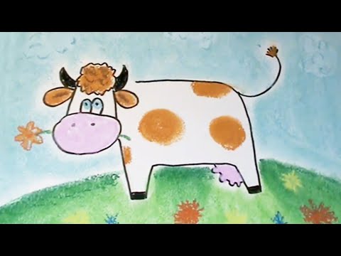 Видео: Рисуем весёлую корову!