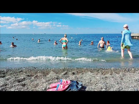 Видео: Сочи. Адлер, пляж Чайка. Последний день на море. Улетаем домой.