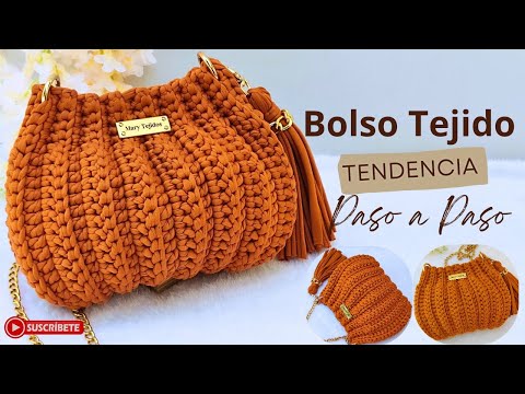 Видео: 🔥Трендовая сумка| Ткань для вязания крючком | Основные моменты | Шаг за шагом / СУПЕР ЛЕГКО