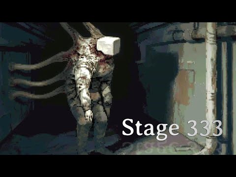Видео: Визуальная новелла Stage 333 (Этаж 333). Кибер-панк, футуризм, боди-хоррор, тяжелая работа курьера!