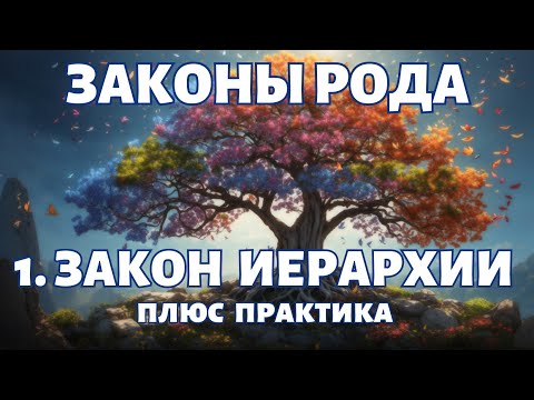 Видео: Законы Рода, которые нужно знать всем! Закон иерархии. Тест и практика     #родовыесценарии #регресс