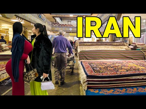 Видео: Внутри удивительного рынка персидских ковров в Тегеране 🇮🇷 То, чего вы НИКОГДА не видели в ИРАНЕ!