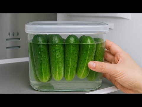 Видео: Консервируйте огурцы, как старый фермер: экономьте & ешьте их в любое время! | DIY