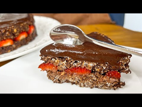 Видео: Без сахара, без муки, без яиц.  Всего 3 ингредиента. Рецепт десерта за 5 минут