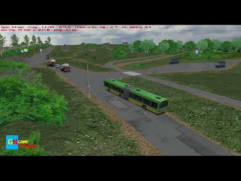 Видео: Omsi 2 "Русская Глубинка 2.5" Маршрут Nr. 3 (Кольцевой)