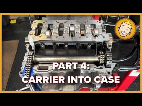 Видео: Руководство по сборке двигателя Porsche 911. Часть 4: Установка держателя коленчатого вала в картер