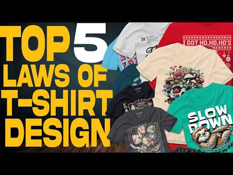Видео: Пять законов дизайна футболок