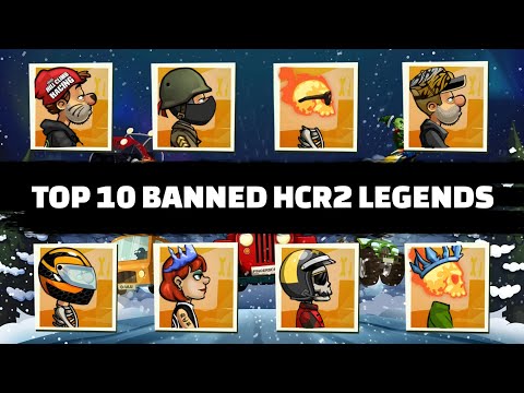 Видео: ТОП-10 ЛЕГЕНД HCR2, КОТОРЫХ ЗАБАНИЛИ В Hill Climb Racing 2