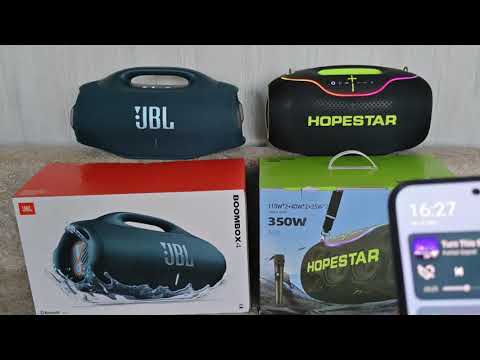 Видео: JBL boombox 4против Hopestar a80.