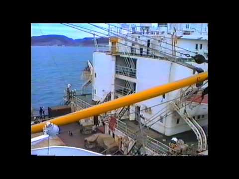 Видео: ПЛАВБАЗЫ НА РЕЙДЕ ХОЛМСКА 1994г