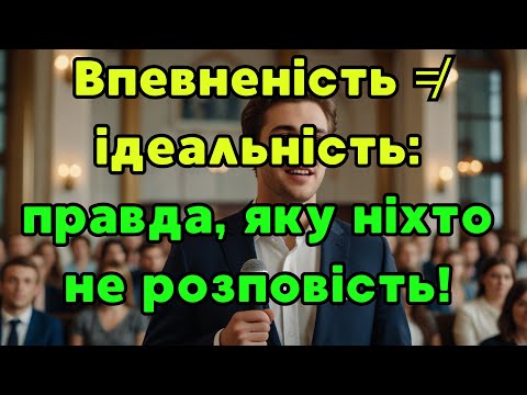 Видео: Впевненість ≠ ідеальність: правда, яку ніхто не розповість!