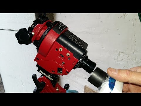 Видео: Выставление полярной оси веб камерой за 1 $