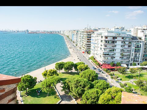 Видео: Автобусная экскурсия по Салоникам.Продолжение / Греция