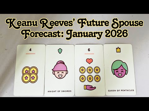 Видео: Прогноз на будущее супруга Киану Ривза | Таро на январь 2026 года о любви и душевной связи