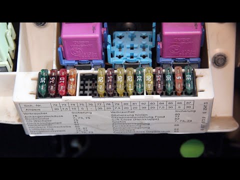 Видео: Реле и предохранители в багажнике BMW X5 E53 fuses and relay