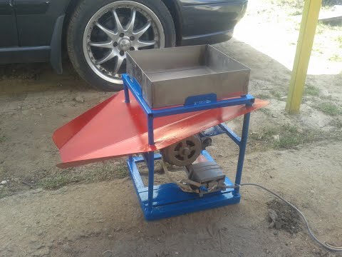 Видео: Вибросито для просейки песка