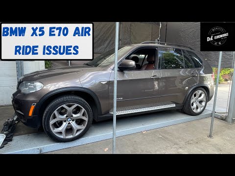 Видео: BMW X5 Xdrive35i E70 2013 года выпуска с неисправной задней подвеской. Проблемы с пневматической ...