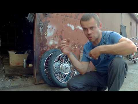 Видео: ЯВА-50 -"ЗАШАБАШИЛ" раритетные колеса "на коленке"