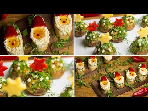 Видео: Елки и Деды Морозы - Рождественские закуски