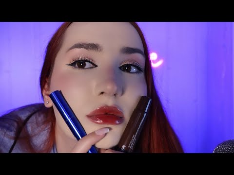 Видео: АСМР. Блески для губ, помады. Звуки рта 👄💄Таппинг