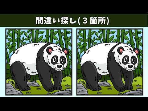 Видео: Найдите 3 отличия | Иллюстрация Версия #1176