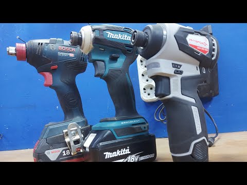 Видео: Интерскол ШАУ 220 протв Bosch GDX 200 и Makita DTD172