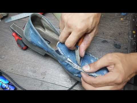 Видео: Заплатка на джинсу. ..