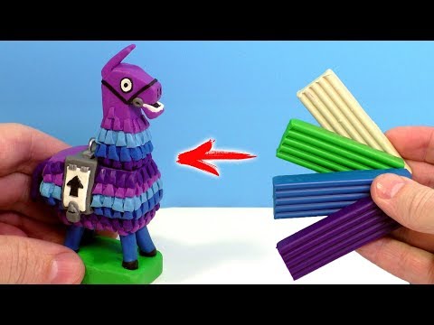 Видео: ЛЕПИМ ЛАМУ из игры ФОРТНАЙТ | LLAMA FORTNITE