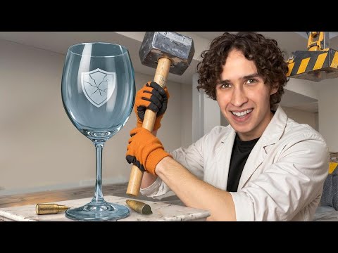 Видео: Неразрушимый БОКАЛ! Разобью ли?