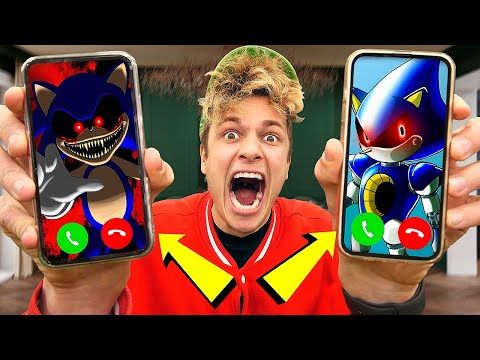 Видео: Никогда не звони SONIC.EXE и METAL SONIC в 3:00 ночи !!!