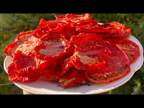 Видео: Չորացրած լոլիկ 🍅 Как приготовить сушеные помидоры #помидор#помидоры#լոլիկ#չիր