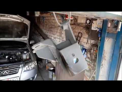 Видео: Болячка Chery Amulet.Усиливаю переднее крепление двигателя.
