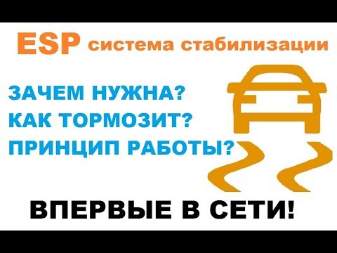 Видео: Как работает система ESP! ОЧЕНЬ НАГЛЯДНО!